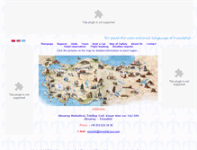 Tablet Screenshot of mondial-tour.com
